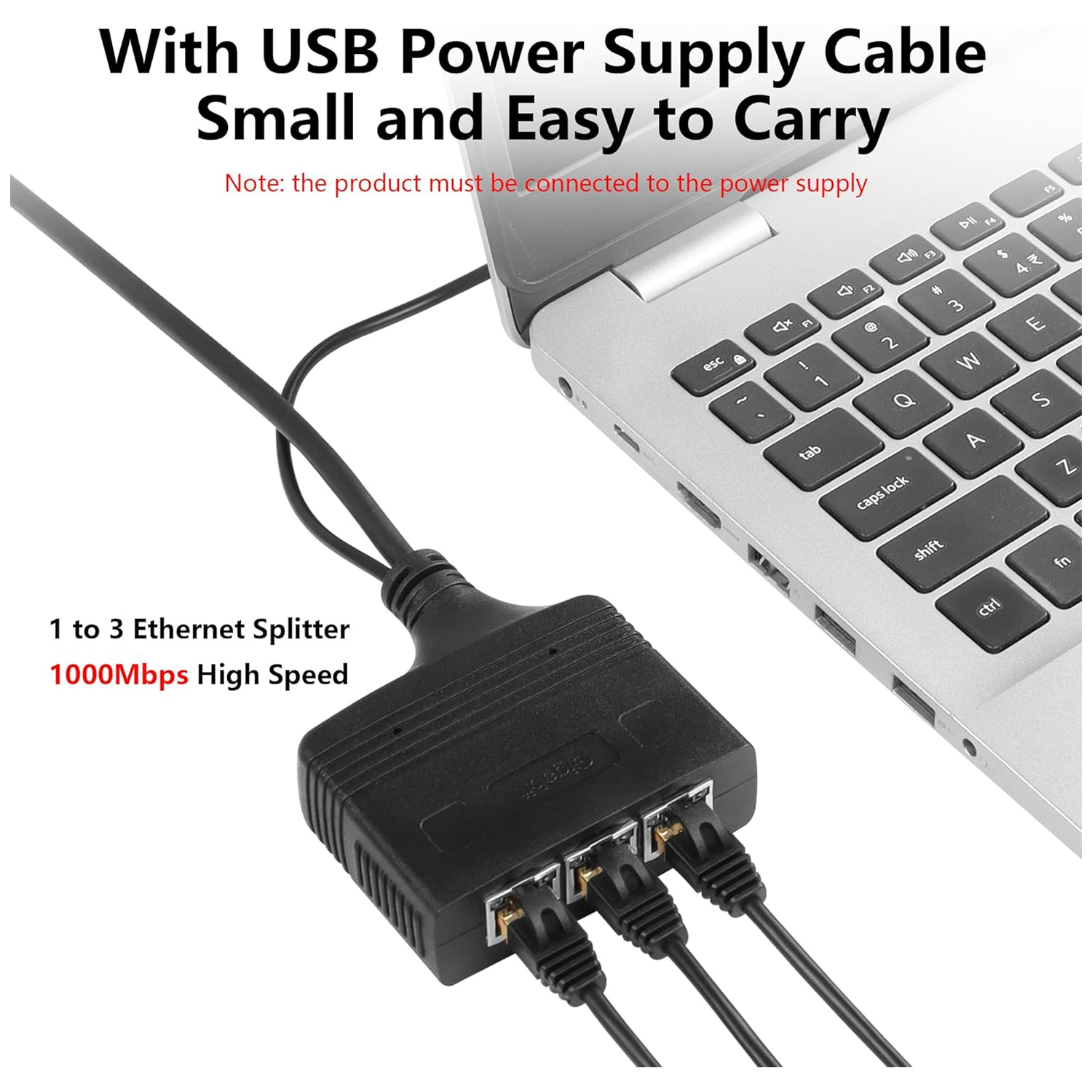 آداپتور شبکه 1 به 3 گیگابات مدل RJ45-s
