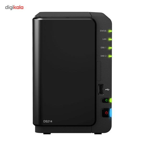 ذخیره ساز تحت شبکه 2Bay سینولوژی مدل دیسک استیشن DS214