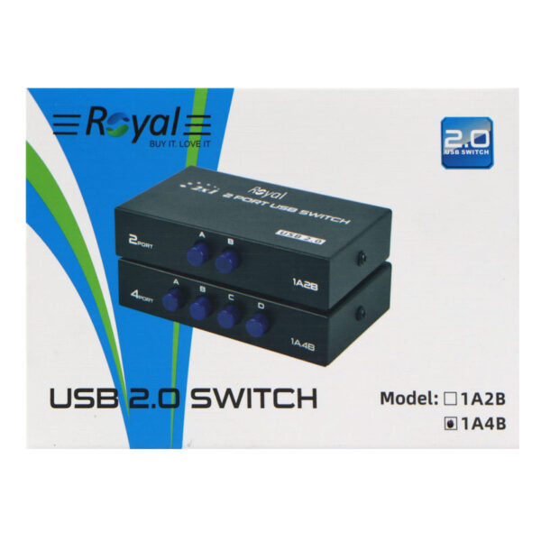 هاب سوئیچ 4 پورت رویال مدل 1A4B