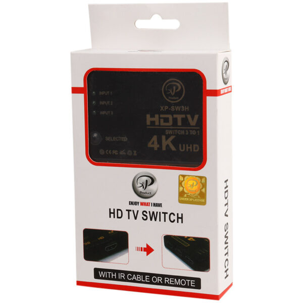 هاب سوئیچ 3 پورت HDMI ایکس پی مدل XP-SW3H