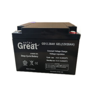 باتری UPS 12 ولت 28 آمپرساعت گریت سولار مدل GS12.28AH
