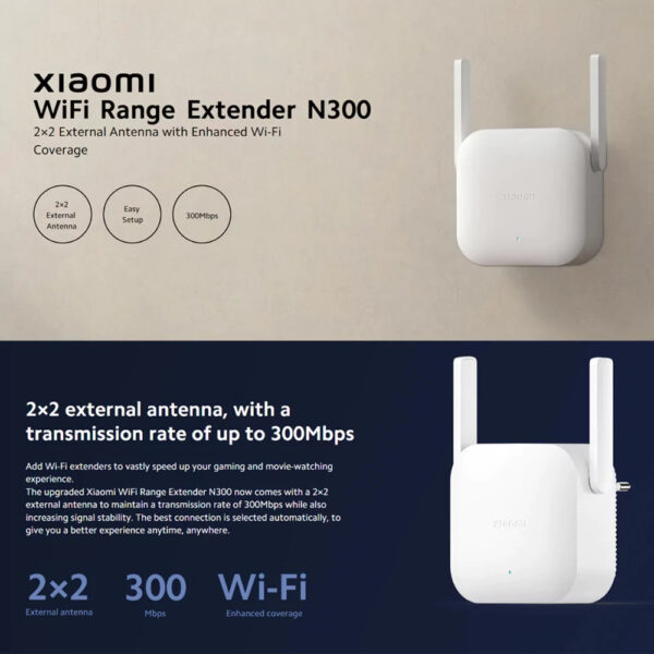 تقویت کننده WiFi شیائومی مدل  Range Extender N300