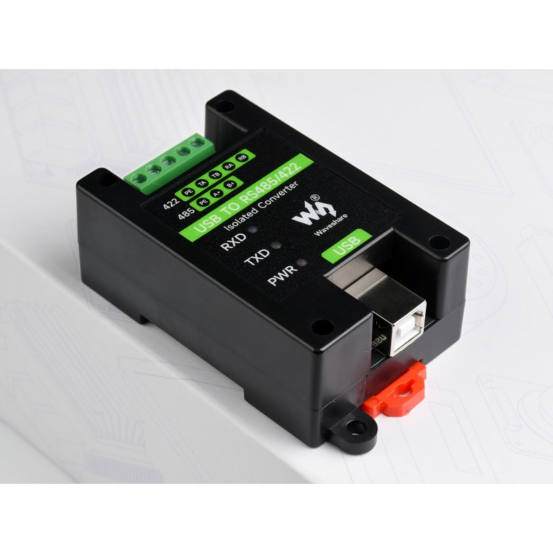 مبدل صنعتی USB به سریال ویوشیر مدل USB TO RS485/422