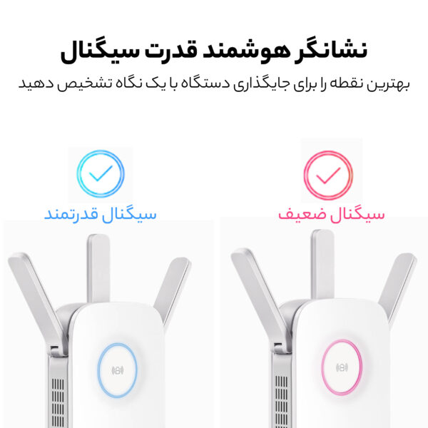 اکسس پوینت و گسترش دهنده محدوده بی‌سیم تی پی-لینک مدل RE450