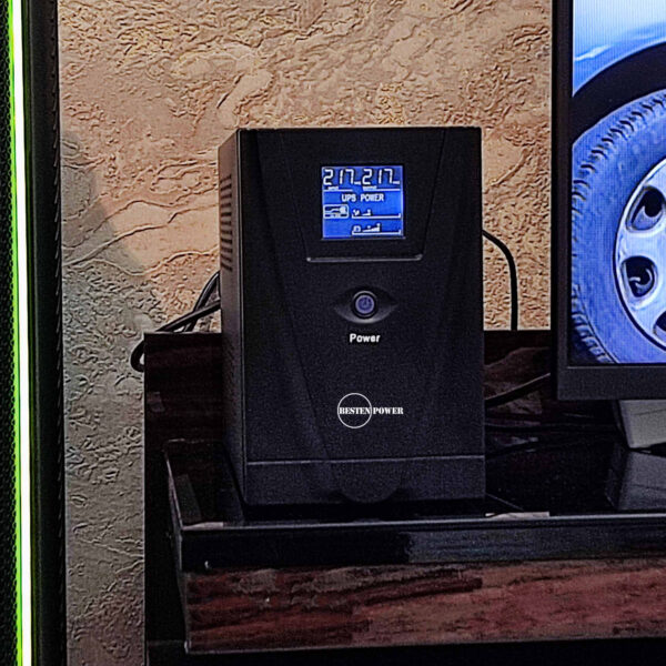 یو پی اس بستن پاور مدل BPO-1500VA-9Ah ظرفیت 1500 ولت آمپر به همراه باتری داخلی