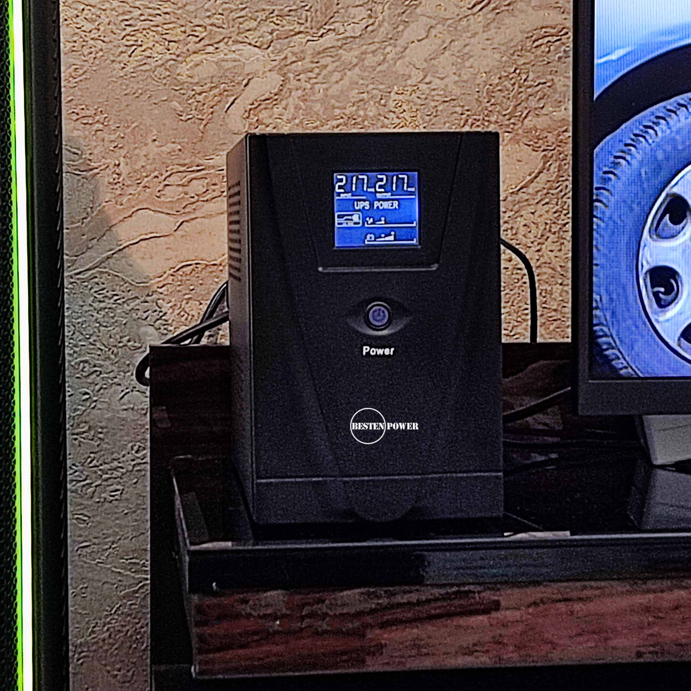 یو پی اس بستن پاور مدل BPO-1500VA-9Ah ظرفیت 1500 ولت آمپر به همراه باتری داخلی