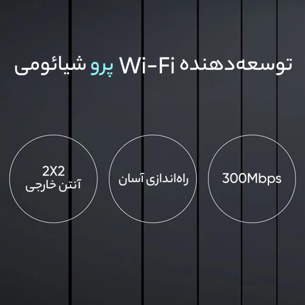 توسعه دهنده محدوده بی سیم شیائومی مدل PRO-R03CN 2021